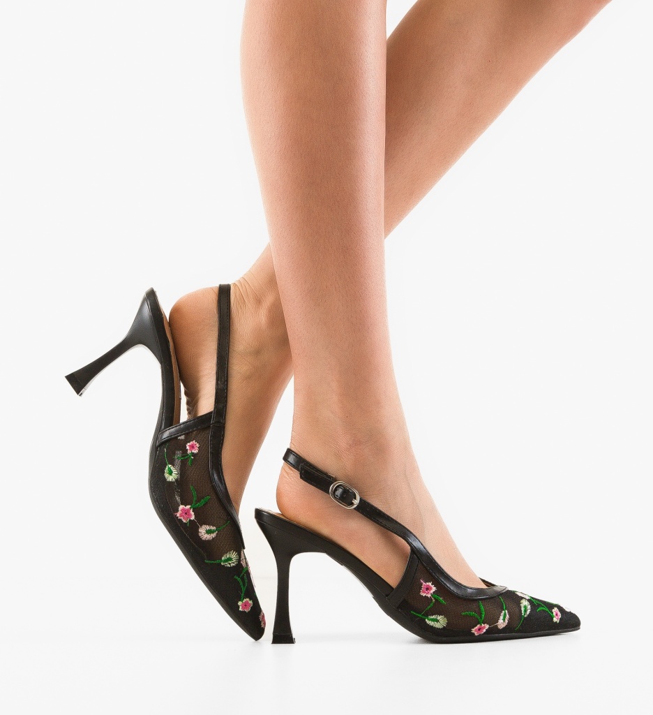 Pantofi dama Horn Negri