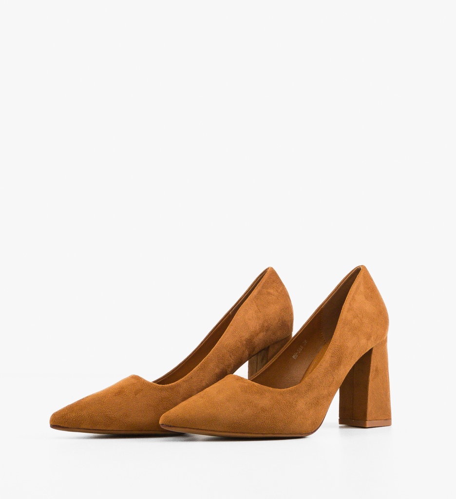 Pantofi dama Kiran Camel - 5 | YEO