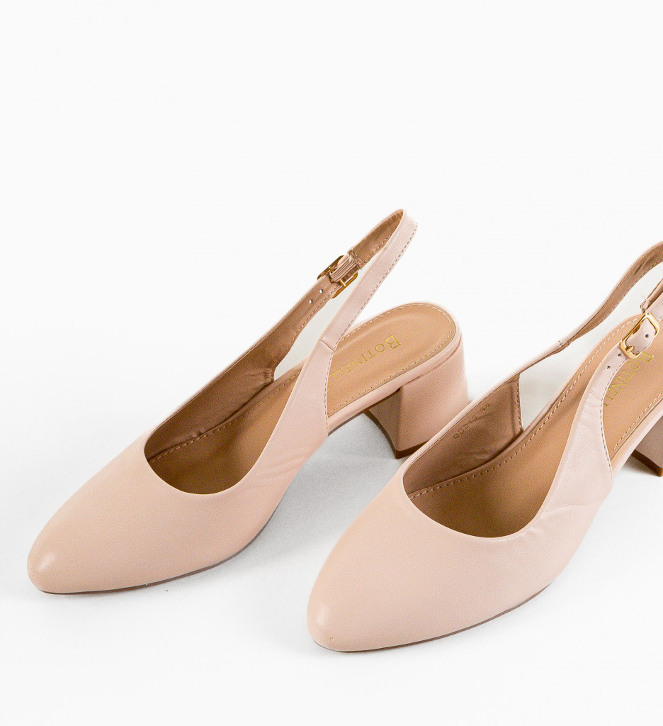 Pantofi dama Kytal Nude - 5 | YEO