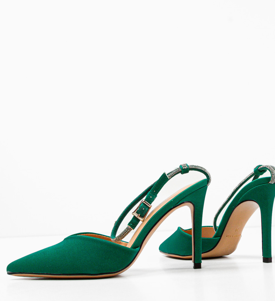 Poze Pantofi dama Lakeshi Verzi depurtat.ro 