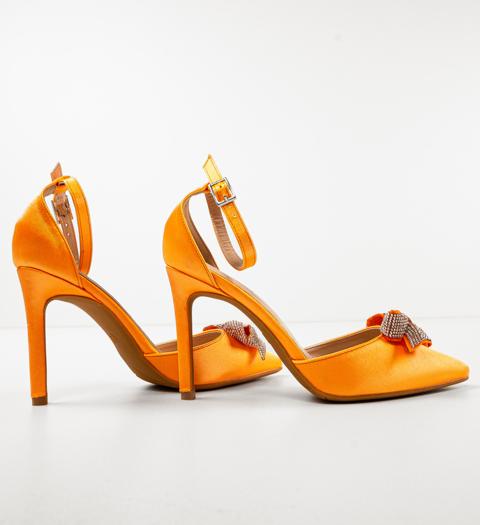 Poze Pantofi dama Lanteia Portocalii depurtat.ro 