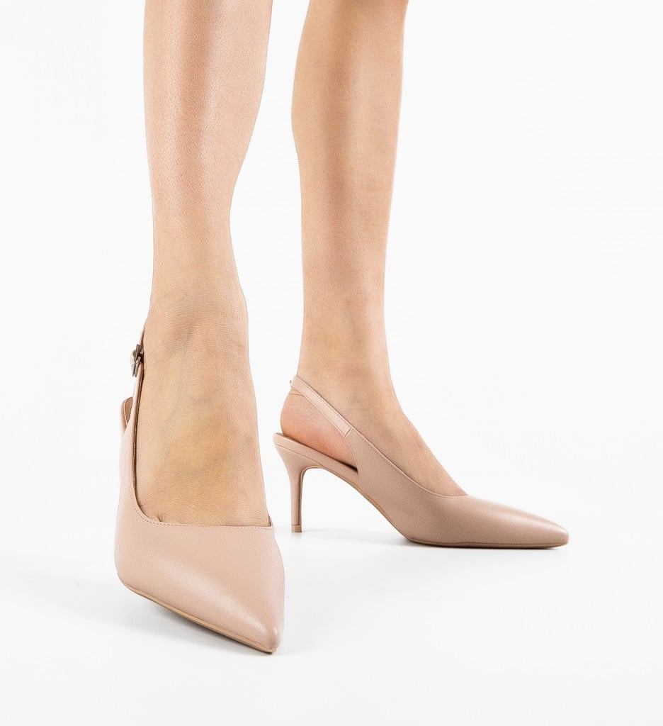 Pantofi dama Leroy Nude - 2 | YEO