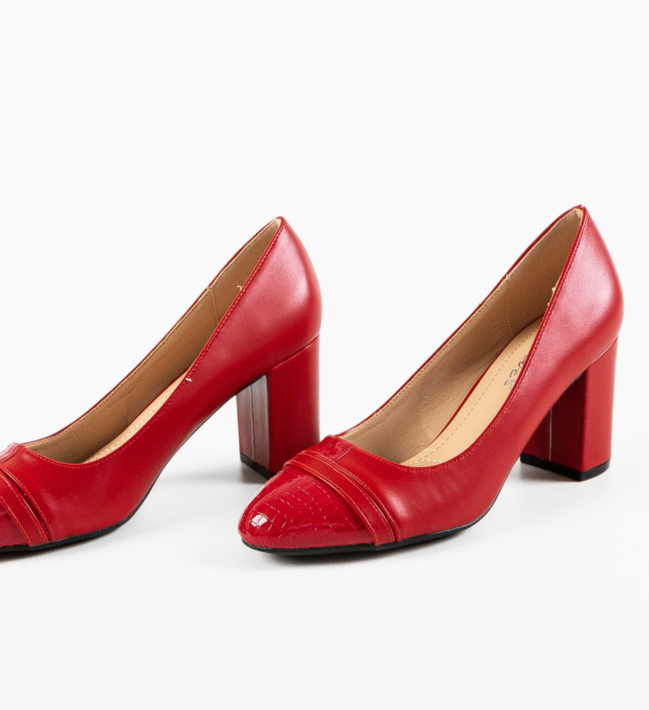 Poze Pantofi dama Lind Rosii depurtat.ro 