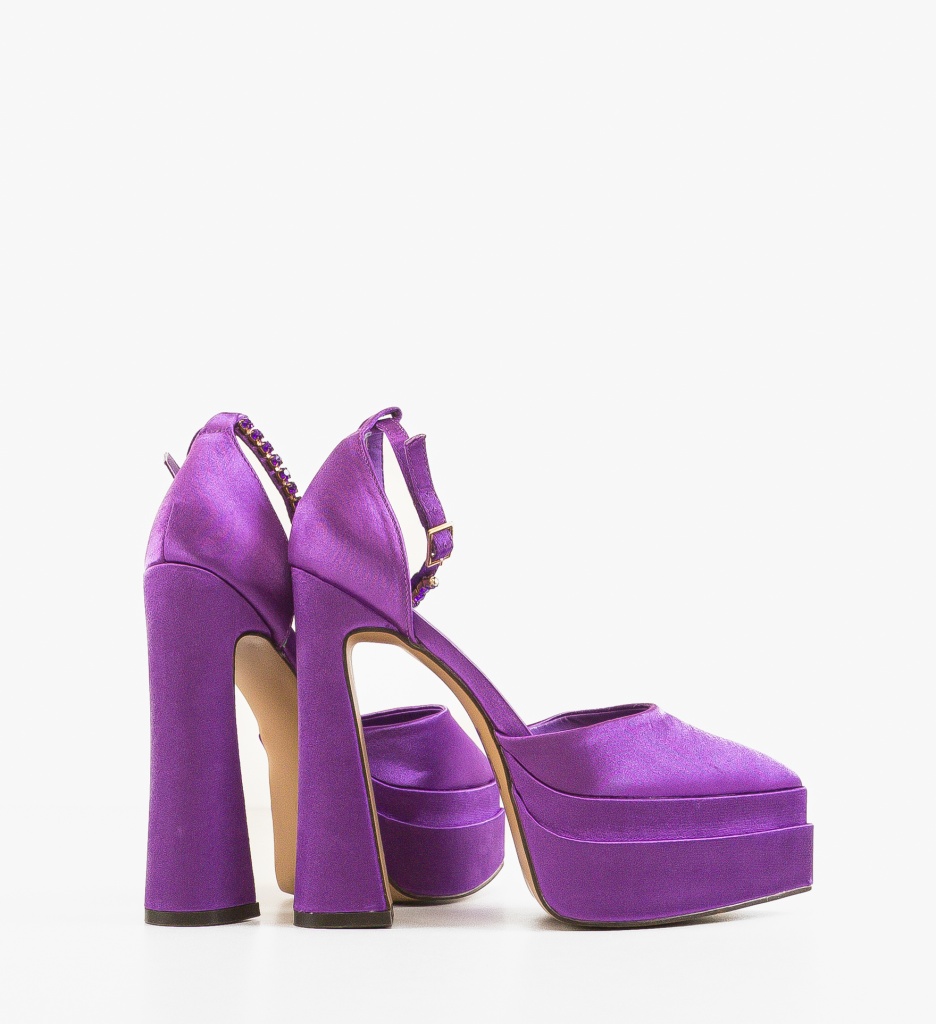 Pantofi dama Lotruc Mov - 2 | YEO