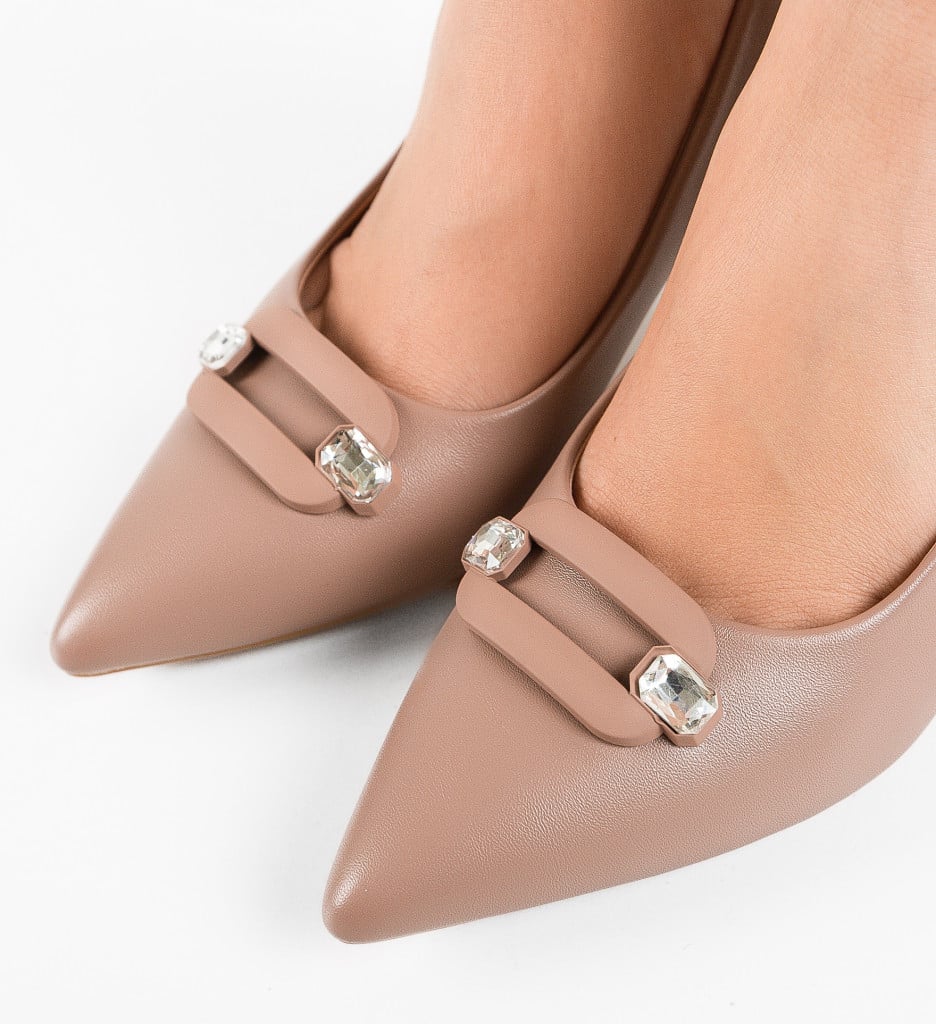 Pantofi dama Maliro Nude - 3 | YEO