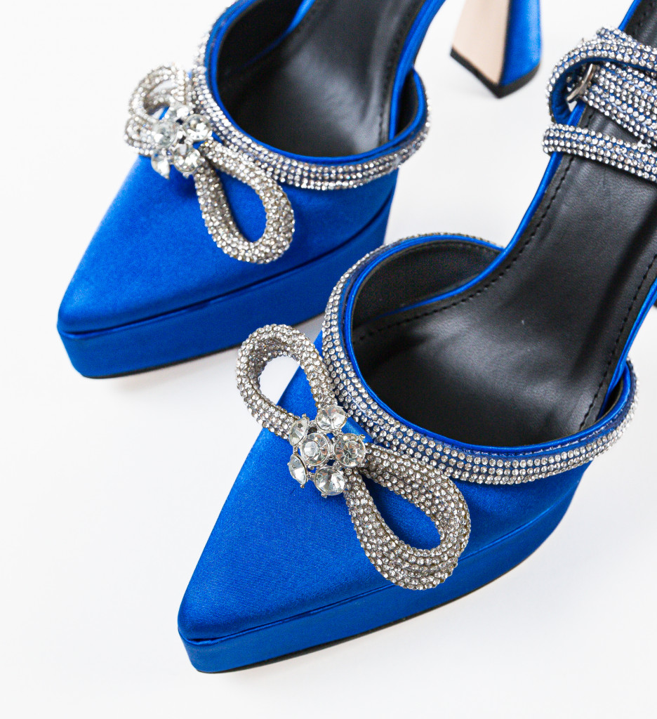 Pantofi dama Mariette Albastri - 5 | YEO