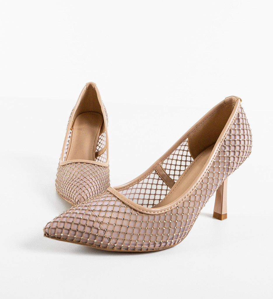 Pantofi dama Masteen Nude - 1 | YEO