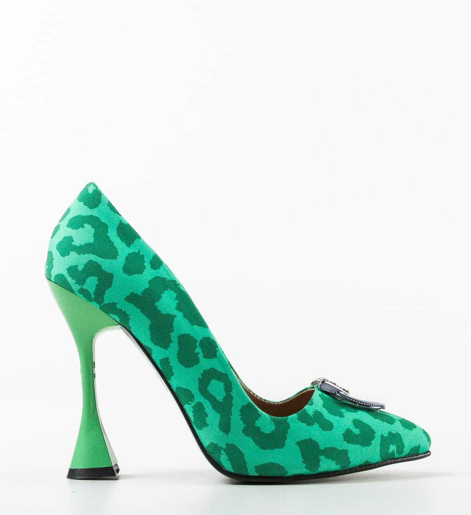 Pantofi dama Provok Verde - 5 | YEO