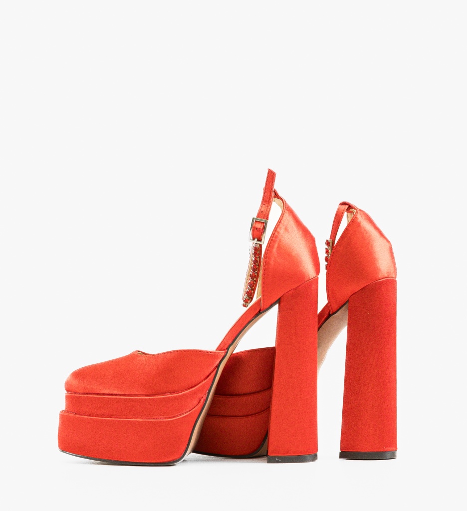 Pantofi dama Rahim Rosii - 4 | YEO