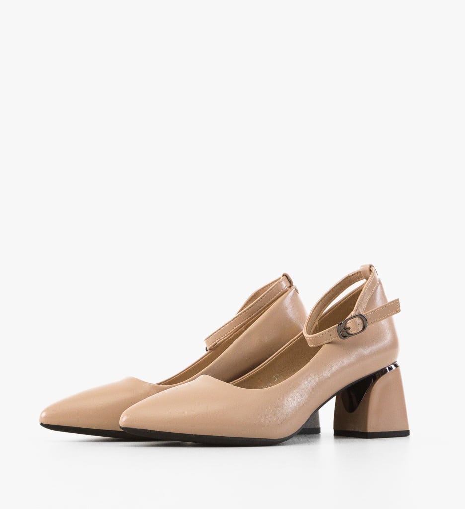 Pantofi dama Sakre Nude - 3 | YEO