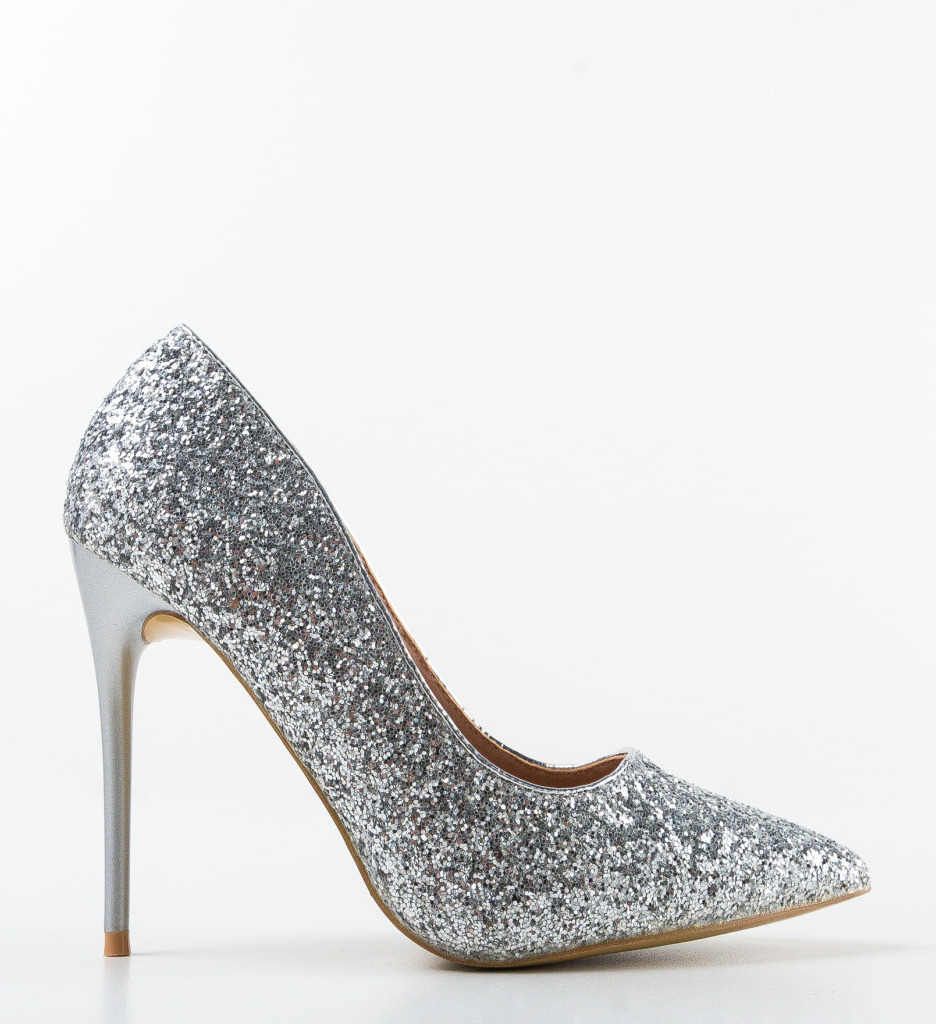 Pantofi dama Samiya Argintii - 4 | YEO