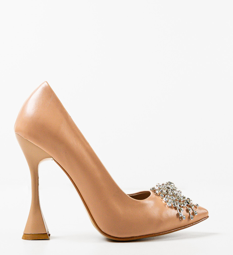 Pantofi dama Yerer Nude - 3 | YEO