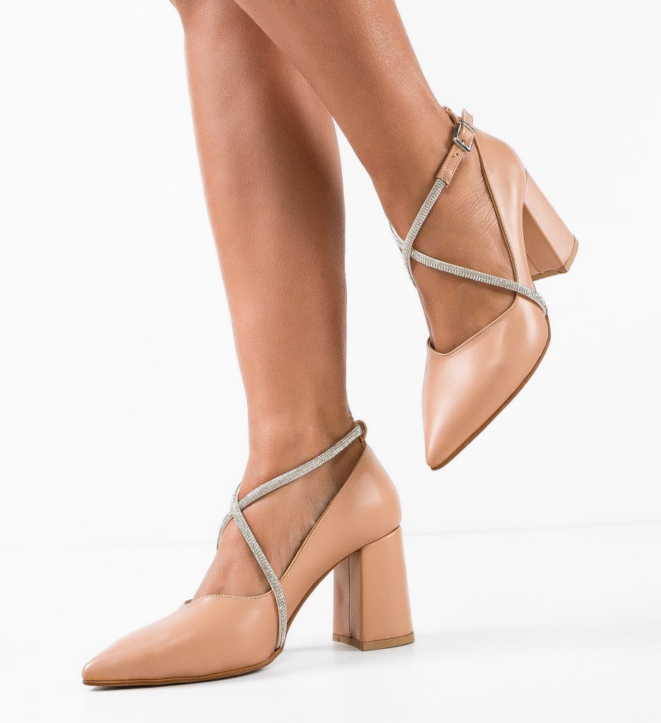 Pantofi dama Yezyga Nude - 3 | YEO