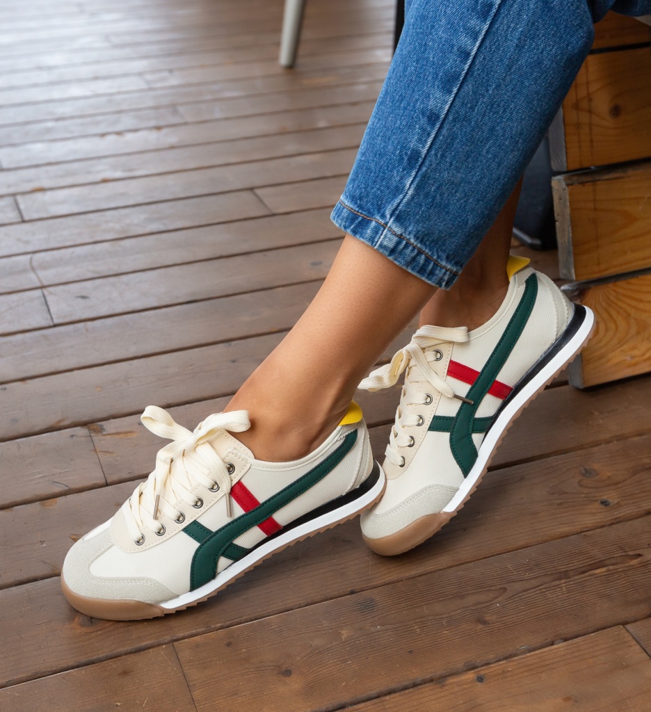 Pantofi sport dama Hashi Verzi - 2 | YEO