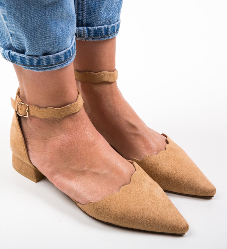 Pantofi Wood Camel - 2 | YEO