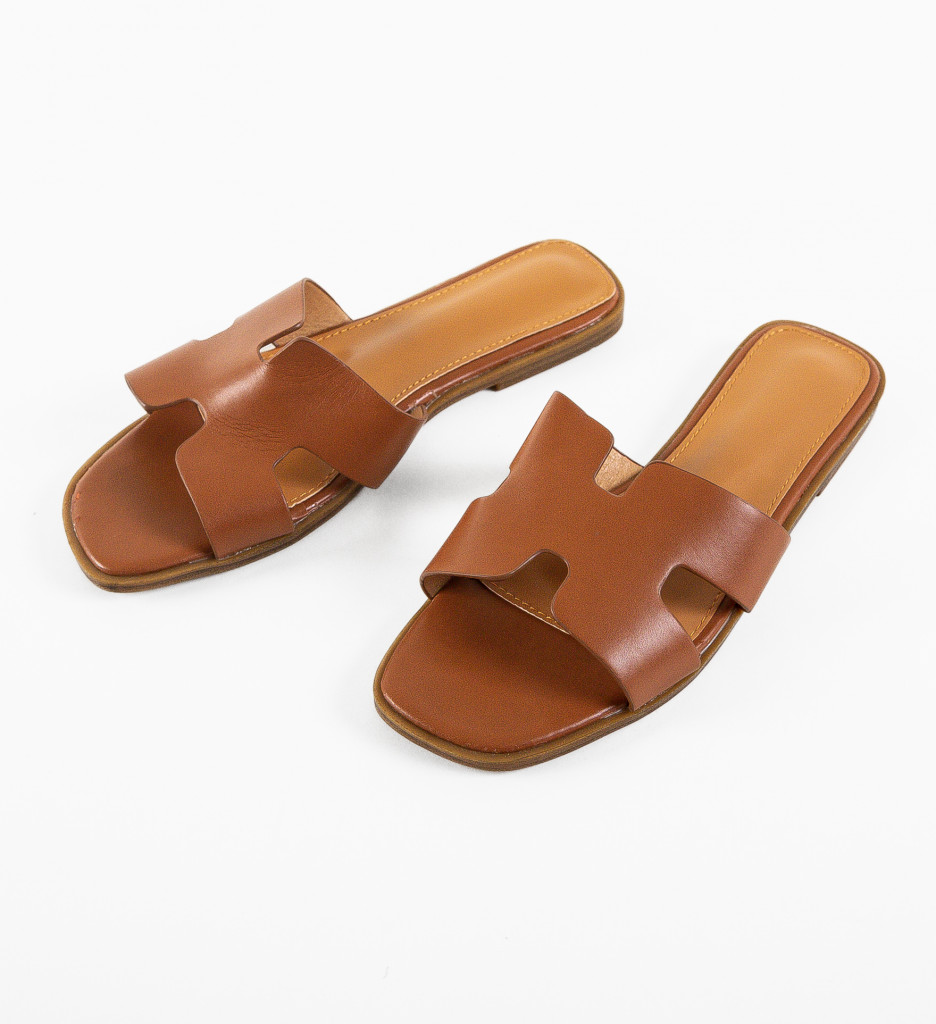 Papuci dama Doku Camel - 3 | YEO