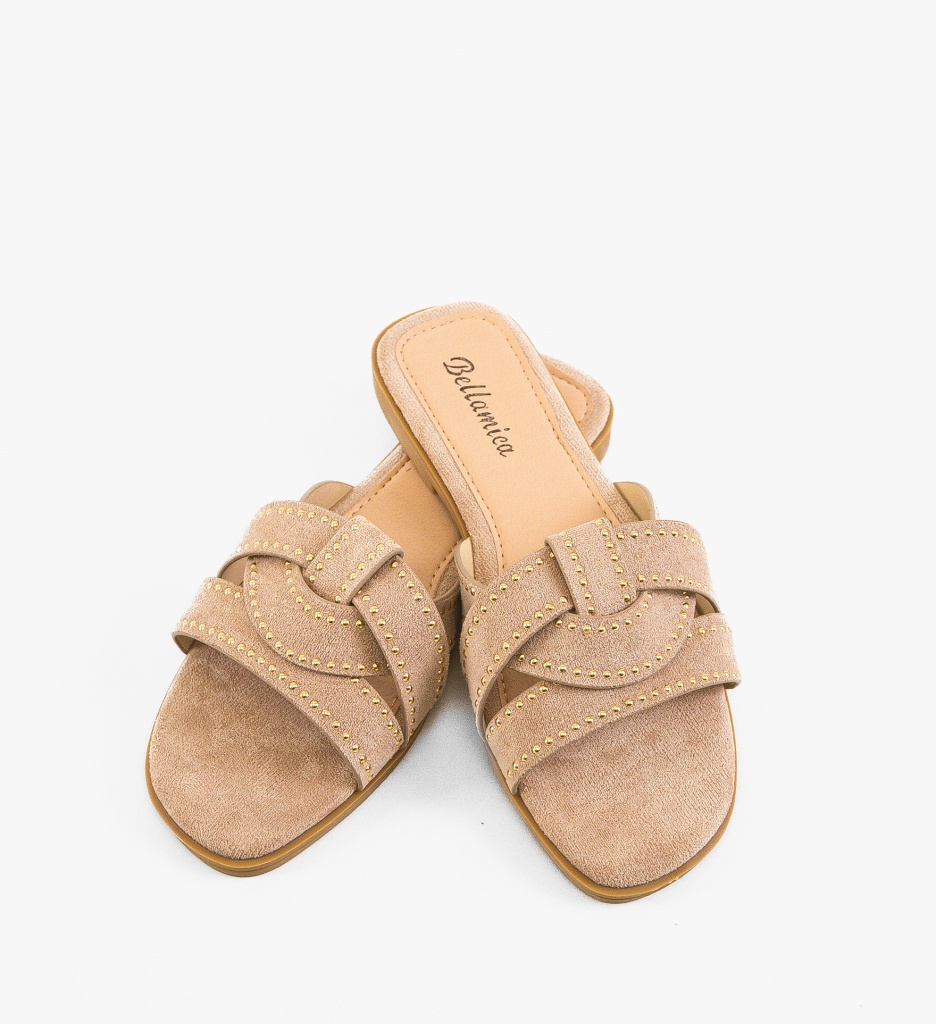 Papuci dama Gentry Khaki - 2 | YEO