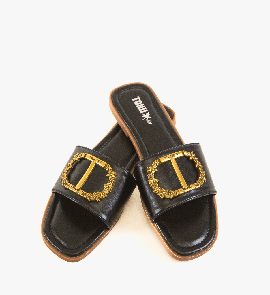 Papuci dama Twin Negri - 3 | YEO