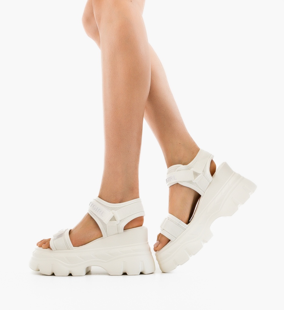 Platforme dama Alnomyd Albe - 2 | YEO