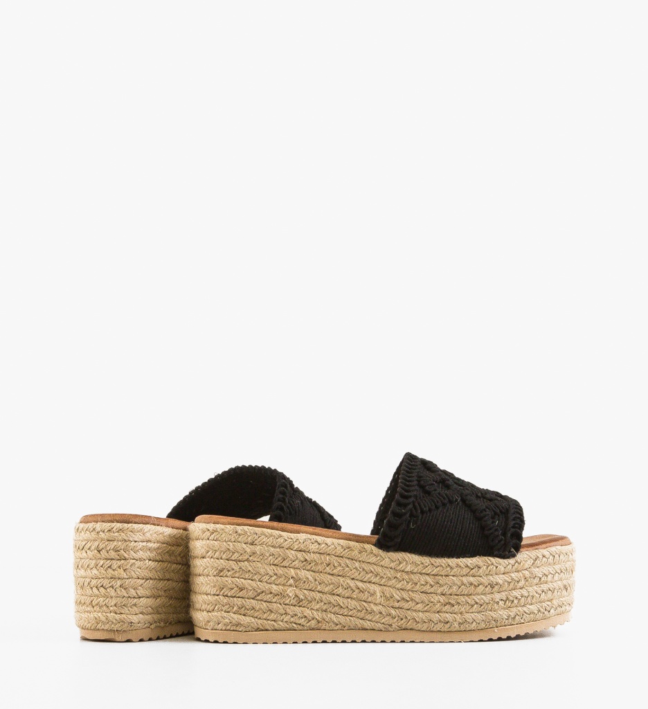 Platforme dama Horatio Negre - 2 | YEO