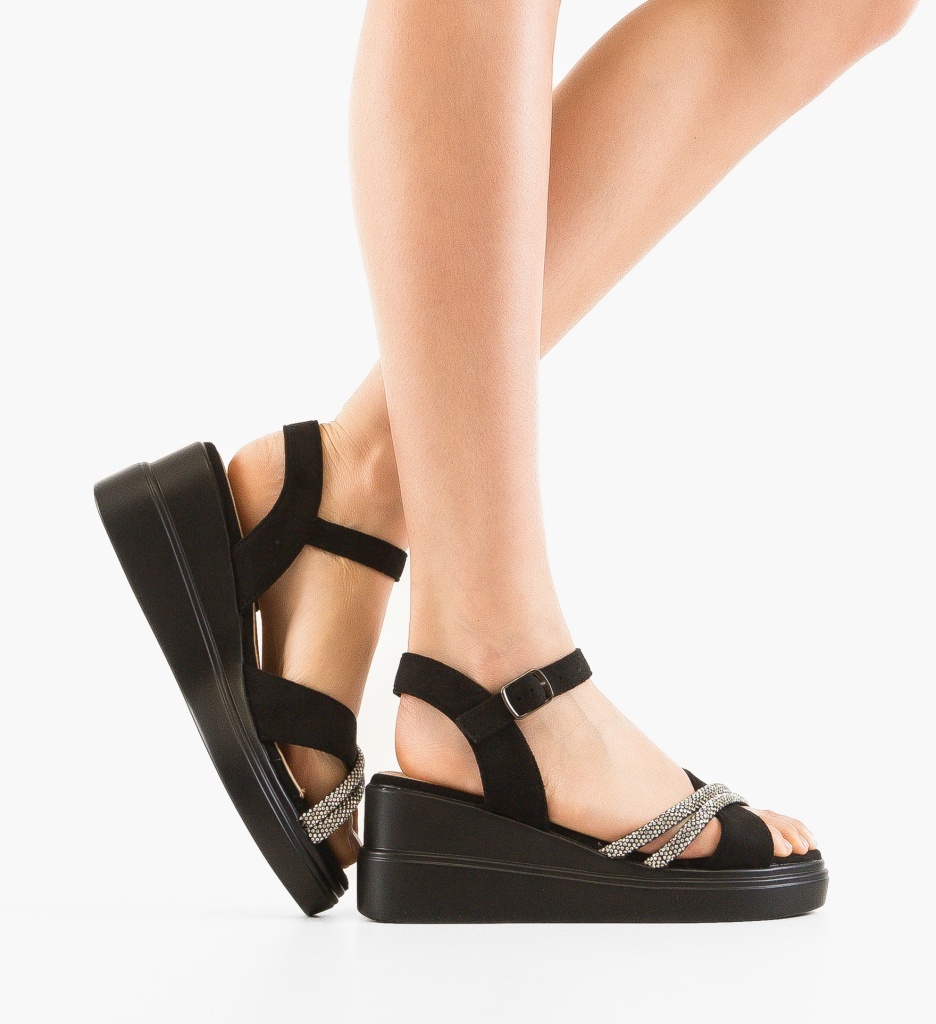 Platforme dama Mykfa Negre