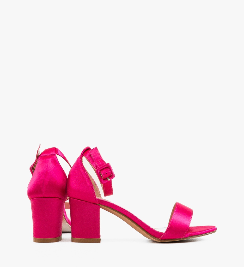 Sandale cu toc Meghan Fuchsia - 5 | YEO