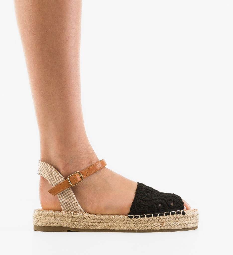 Sandale dama Aliya Negre - 5 | YEO