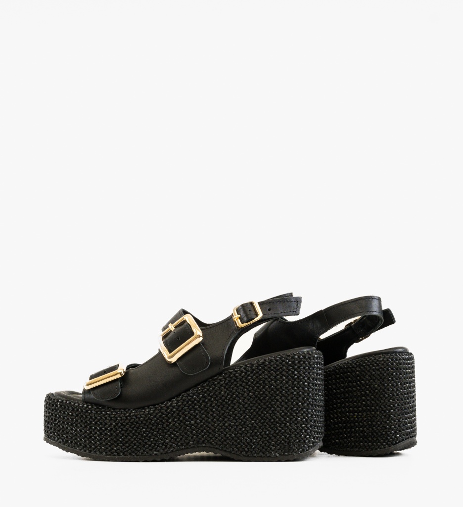 Sandale dama Boreas Negre - 4 | YEO