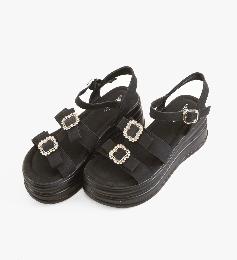 Sandale dama Factosa Negre - 3 | YEO