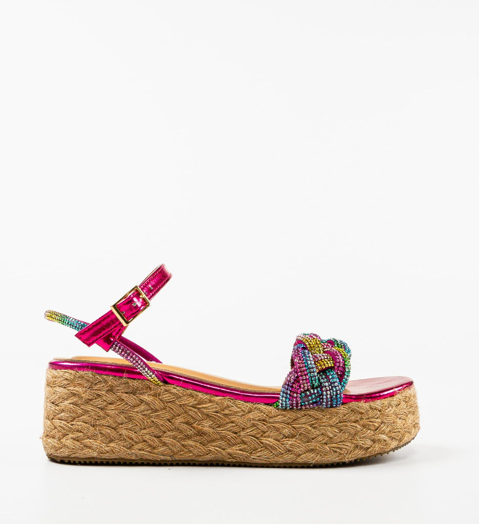 Sandale dama Floren Fuchsia - 4 | YEO