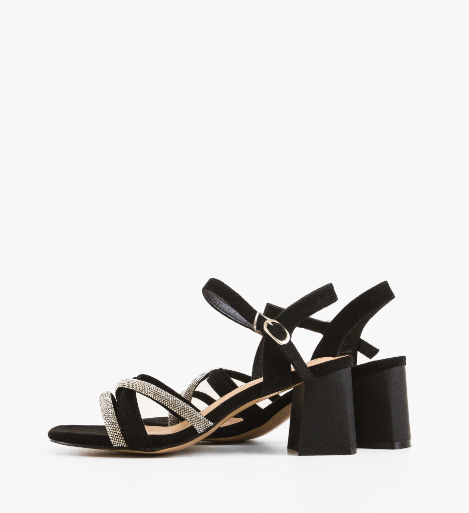 Sandale dama Frizbi Negre - 3 | YEO