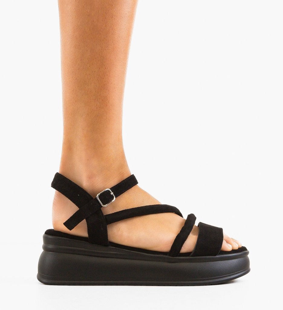 Sandale dama Lageta Negre - 5 | YEO
