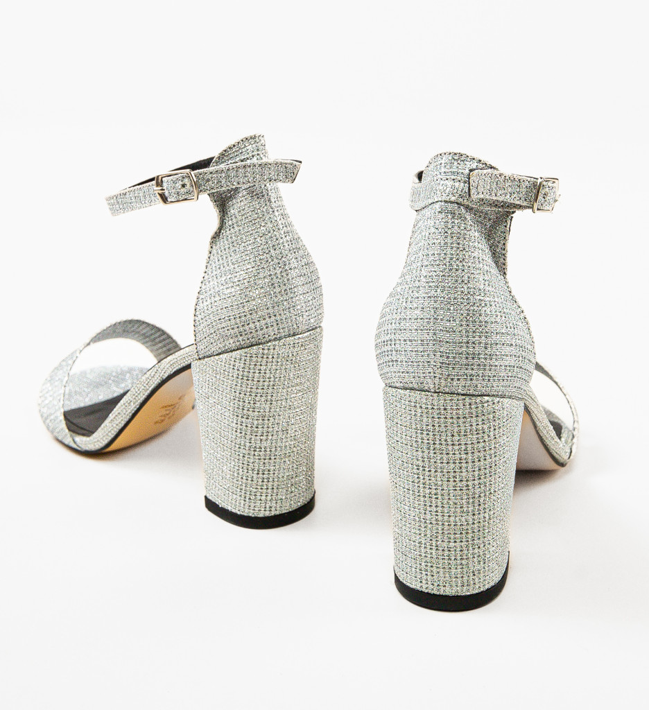 Poze Sandale dama Mariz Argintii depurtat.ro 