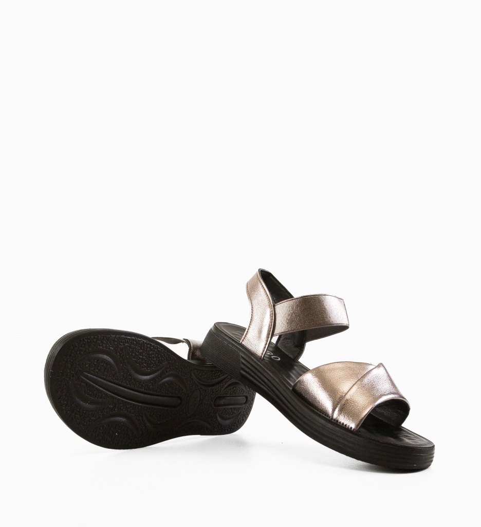 Sandale dama Nyuk Gri - 4 | YEO