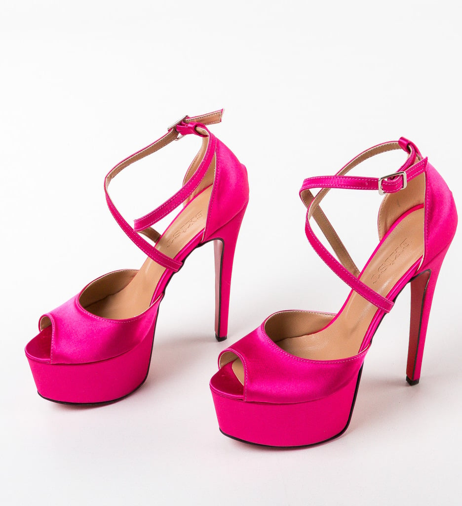 Sandale dama Opega Fuchsia - 4 | YEO