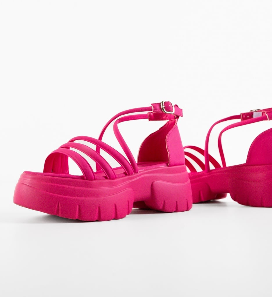 Sandale dama Validia Fuchsia - 4 | YEO