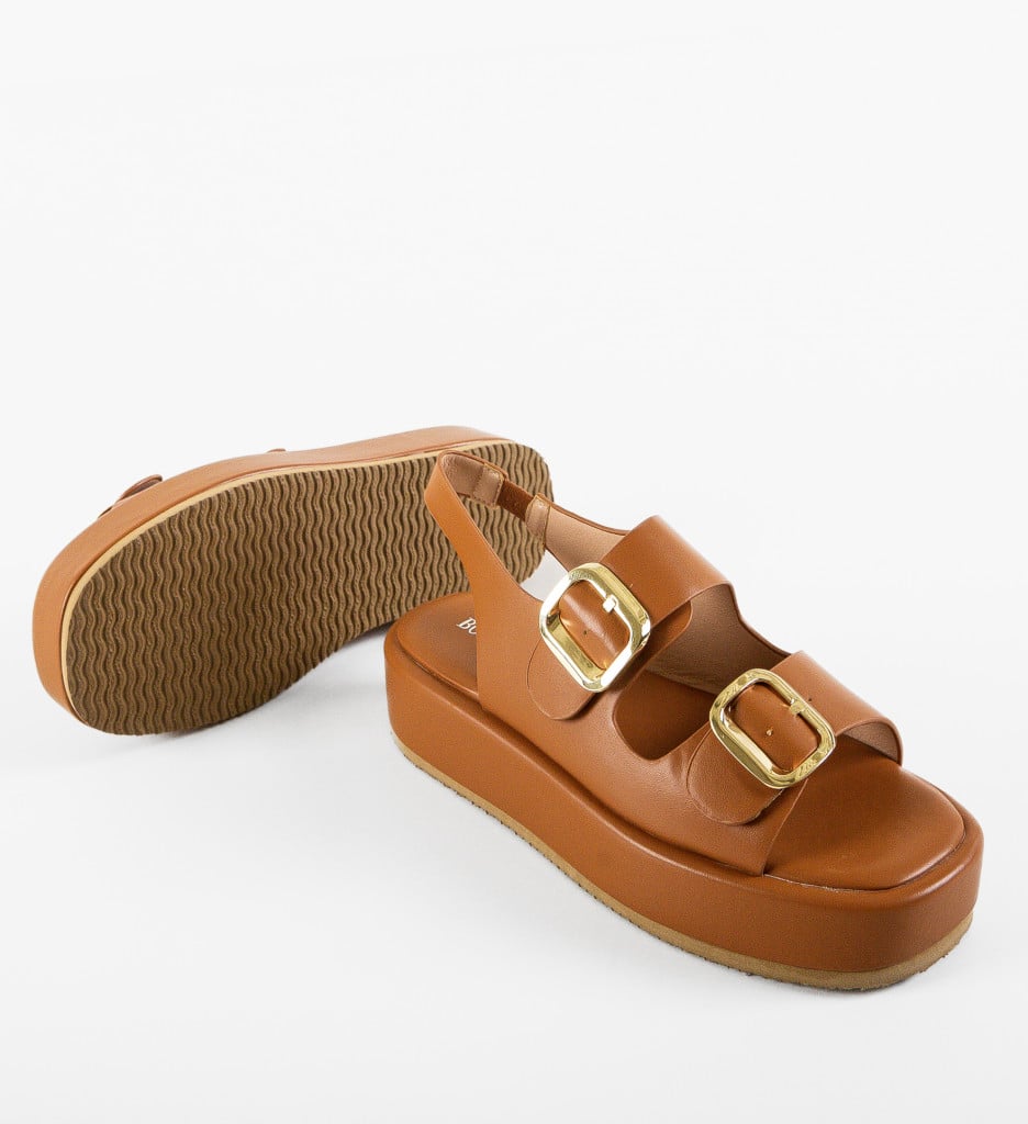 Sandale dama Willow Camel - 5 | YEO