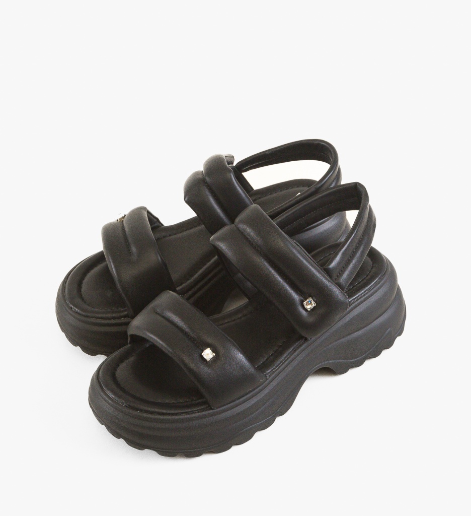 Sandale dama Zoya Negre - 4 | YEO