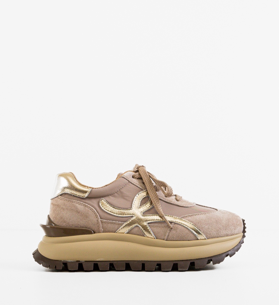 Sneakers dama Amotto Bej - 4 | YEO