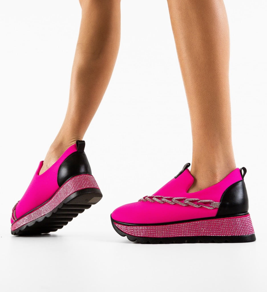 Sneakers dama Andala Fuchsia - 2 | YEO