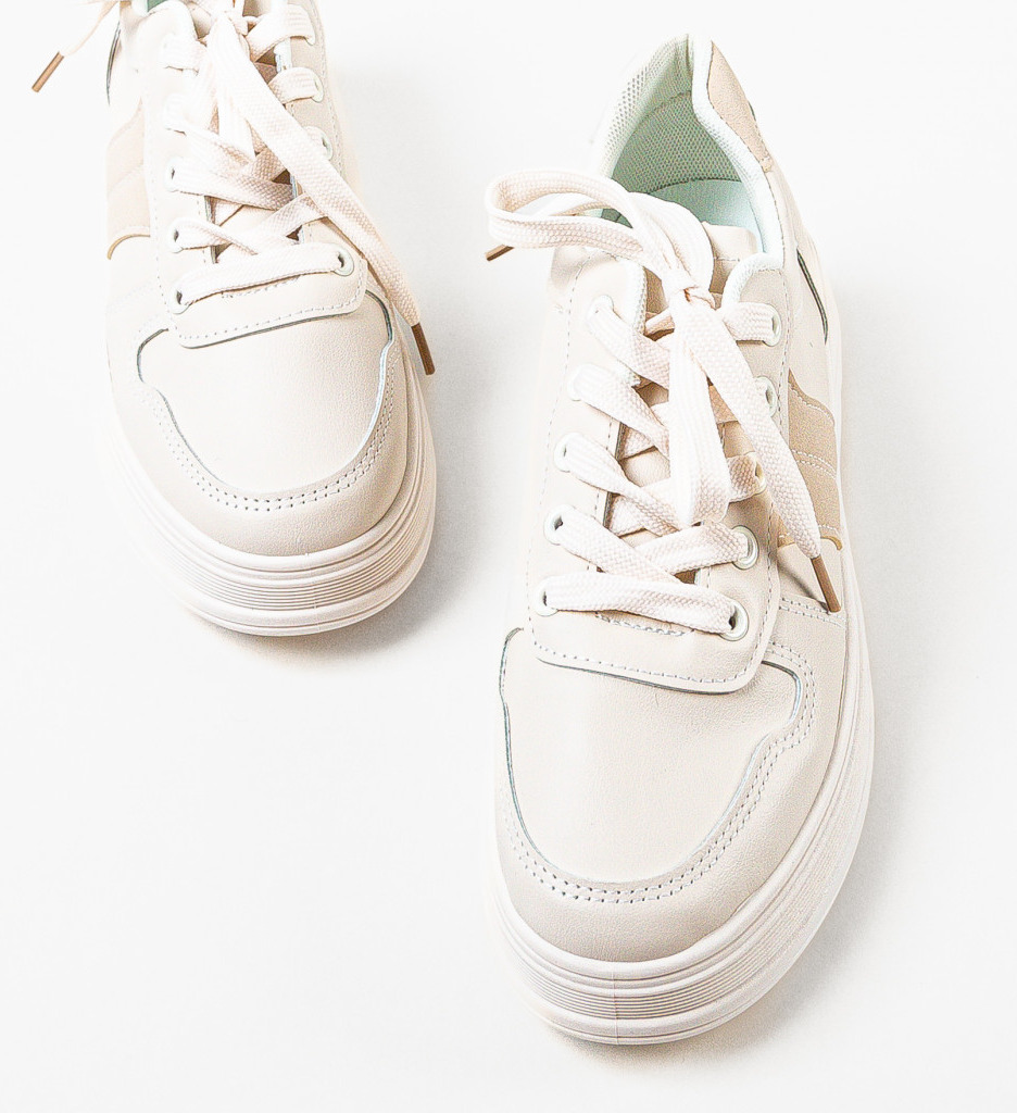 Sneakers dama Callum Bej - 4 | YEO