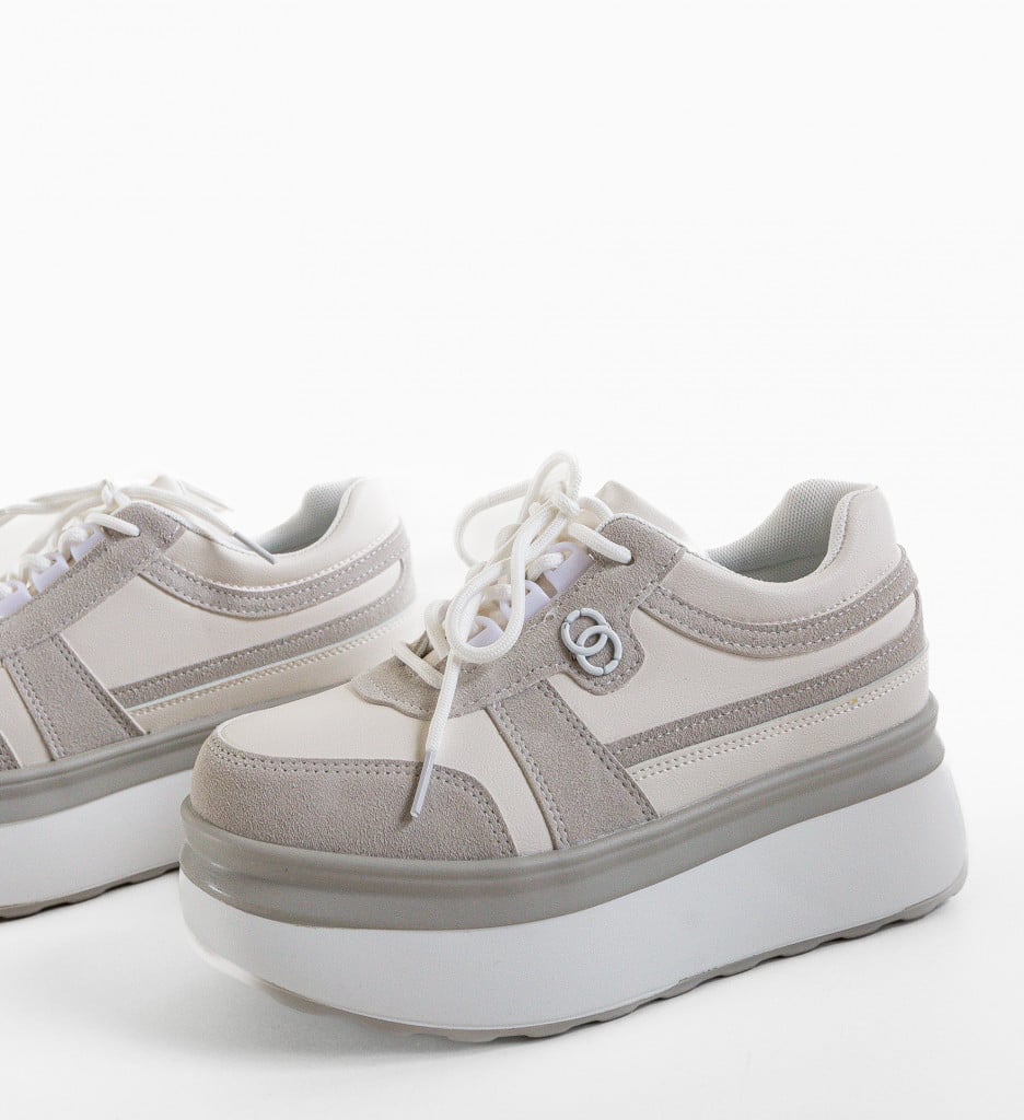 Sneakers dama Dystrilor Gri - 5 | YEO