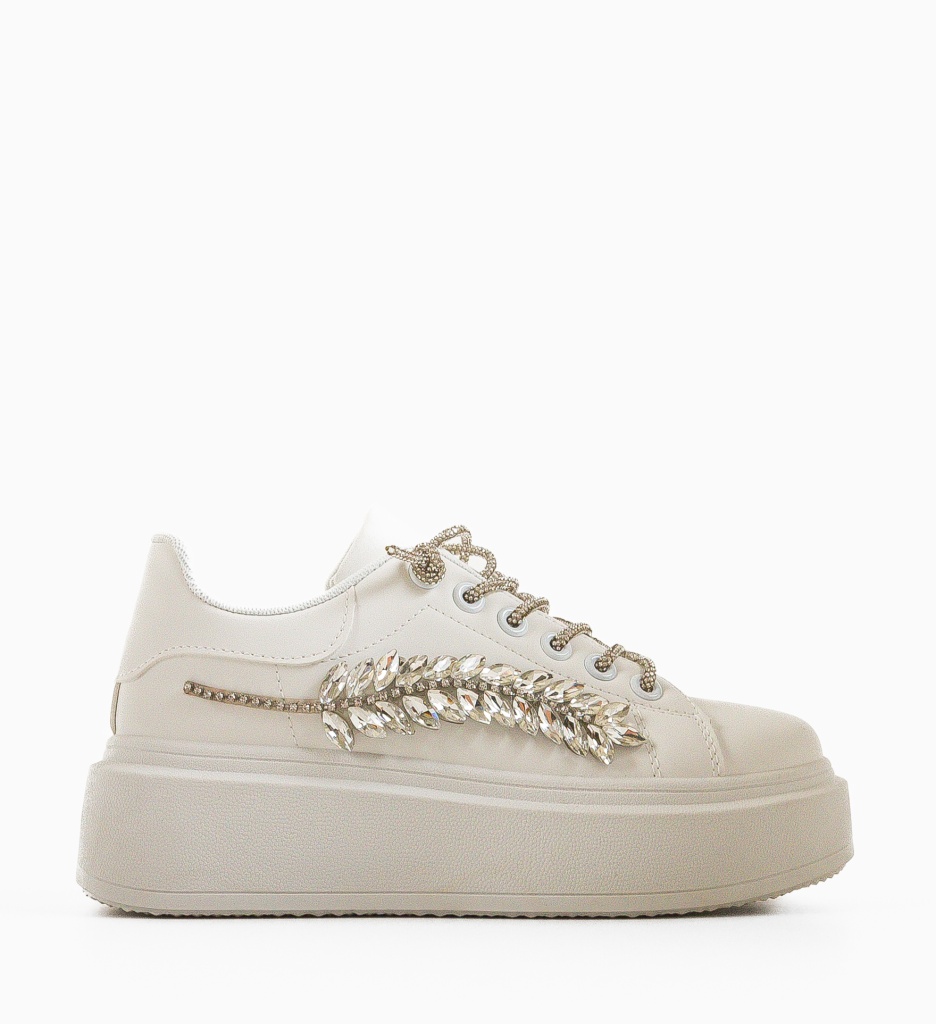 Sneakers dama Epipha Albi - 5 | YEO