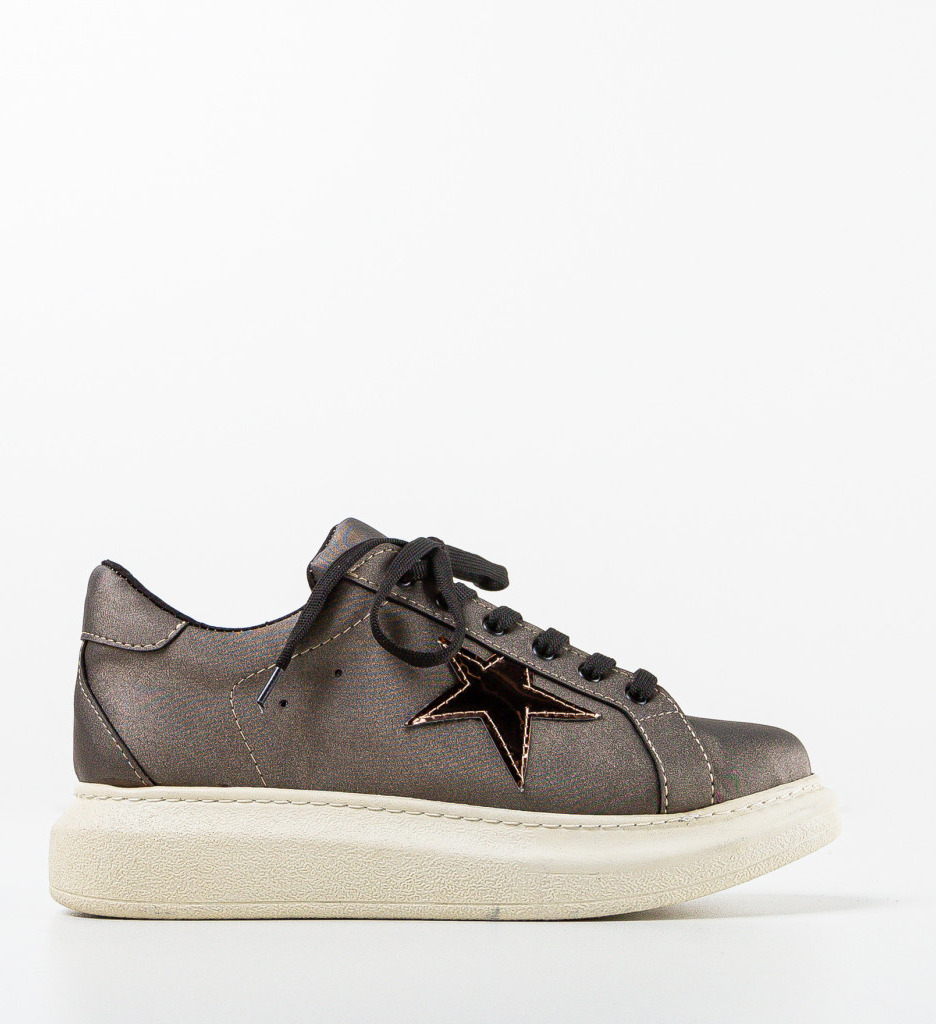 Sneakers dama Feet Gri - 3 | YEO