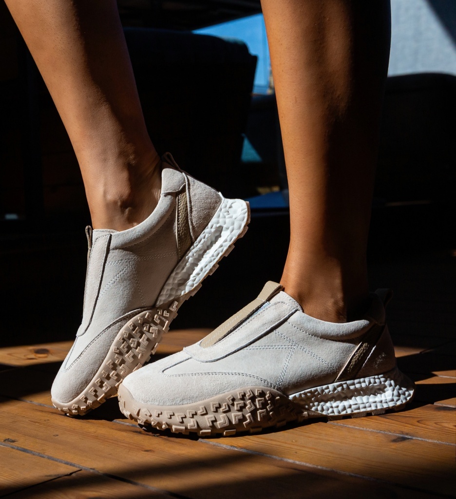 Sneakers dama Florena Bej - 1 | YEO