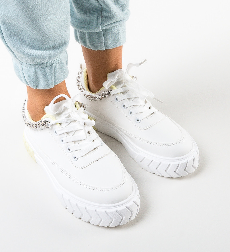 Sneakers dama Jobe Galbeni - 1 | YEO