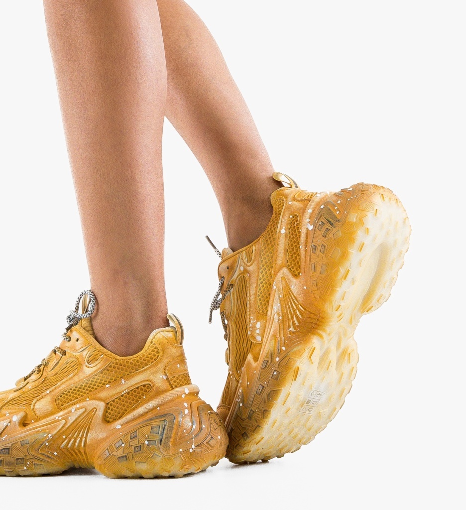 Sneakers dama Kannka Galbeni