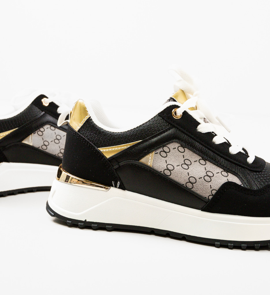 Poze Sneakers dama Loke Negri depurtat.ro 