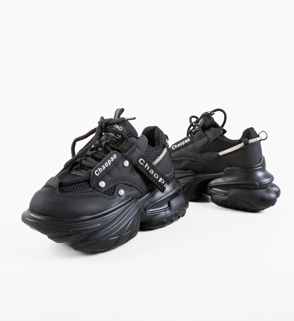 Poze Sneakers dama Metrezia Negri depurtat.ro 