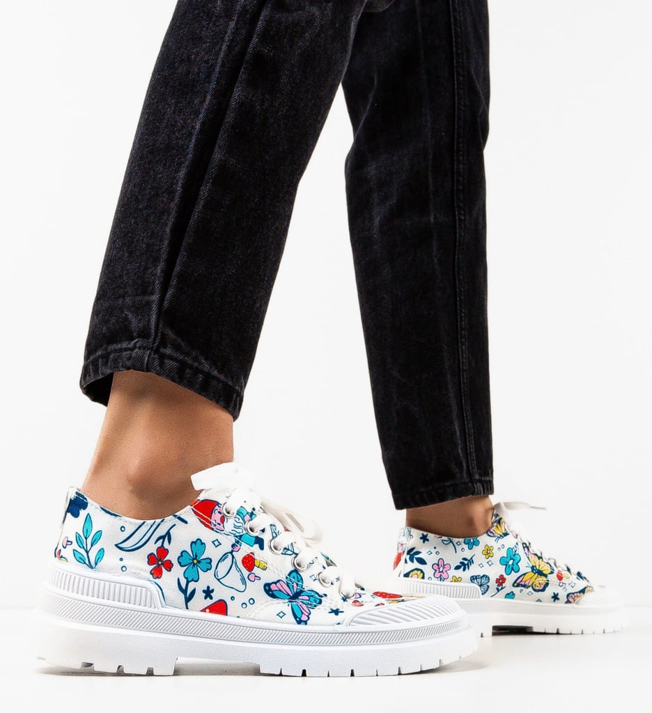 Sneakers dama Niamh Albastri - 1 | YEO